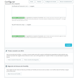 Facturación ARCA (ex AFIP) para PrestaShop – CAE Automático | PluginAR